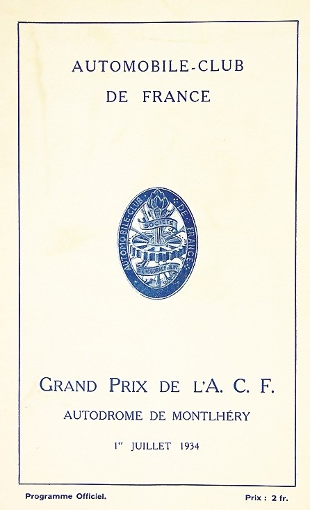 Grand Prix de l’A.C.F. – 1934