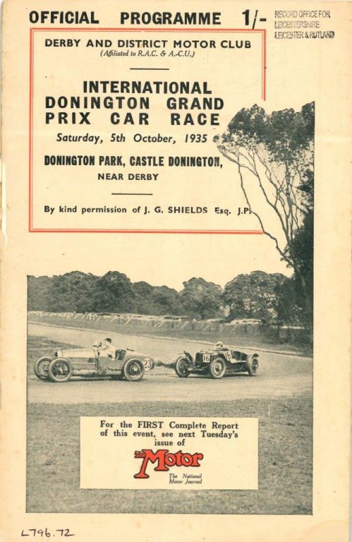 Donington Grand Prix – 1935