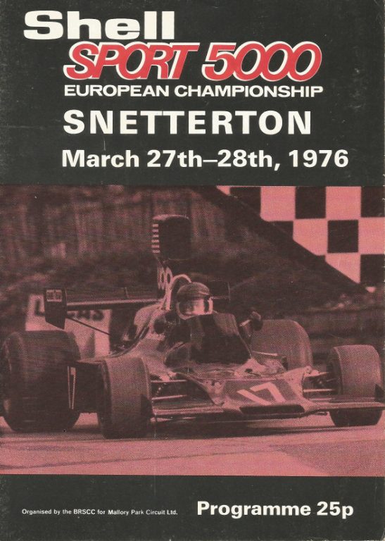 Shellsport Group 8 – Snetterton – 1976
