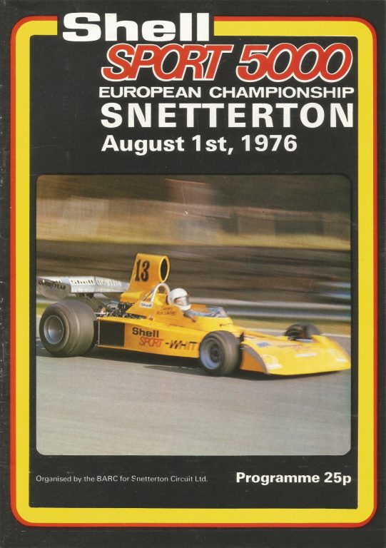 Shellsport Group 8 – Snetterton Rd 8 – 1976
