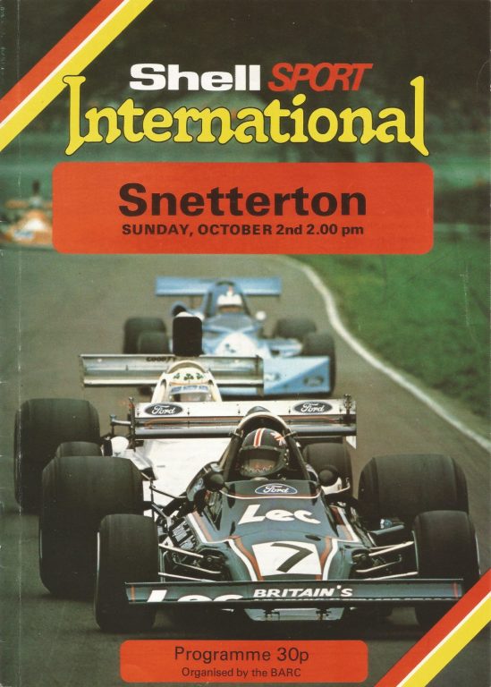 Shellsport Group 8 – Snetterton Rd 13 – 1977