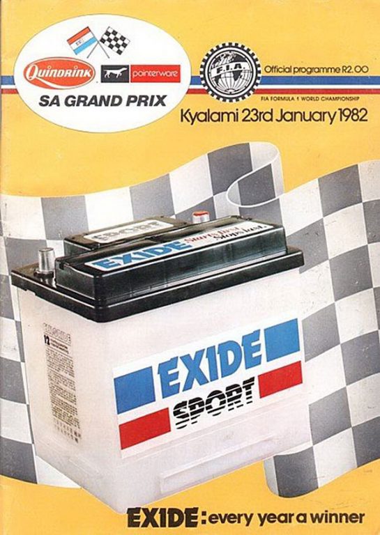 358th GP – South Africa 1982