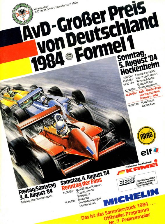 399th GP – Germany 1984