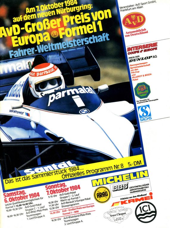 403rd GP – Europe 1984