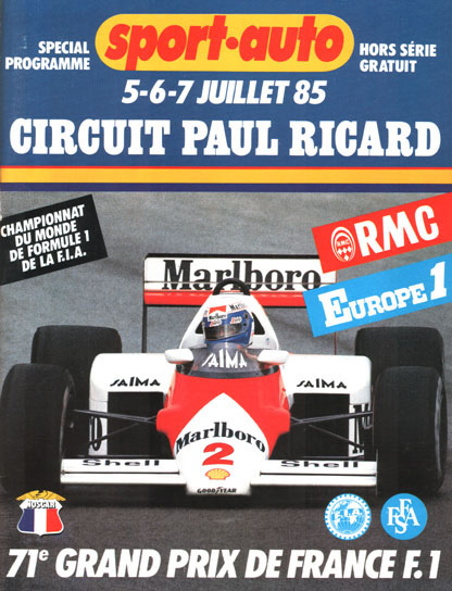 411st GP – France 1985
