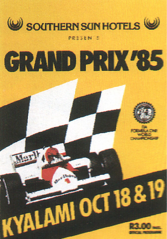 419th GP – South Africa 1985