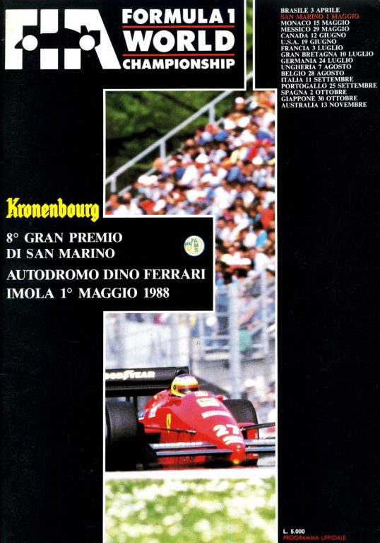 454th GP – San Marino 1988