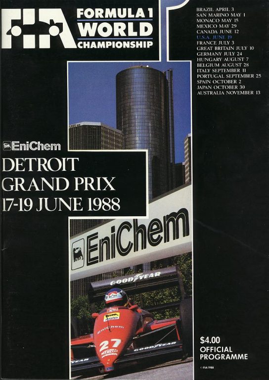 458th GP – Detroit 1988