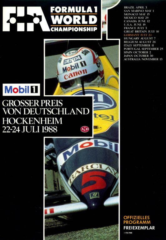 461st GP – Germany 1988
