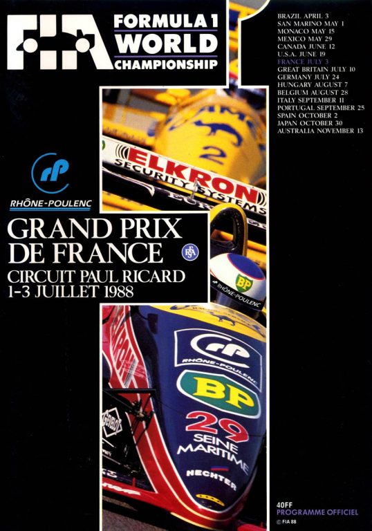 459th GP – France 1988