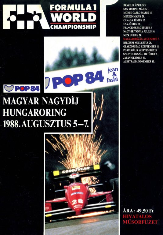 462nd GP – Hungary 1988