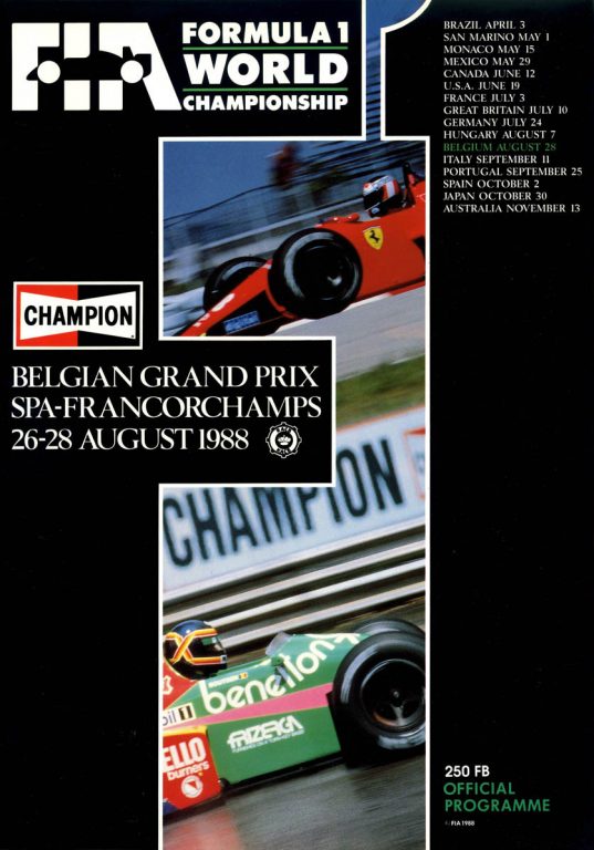 463rd GP – Belgium 1988