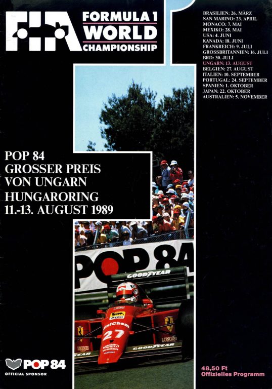 478th GP – Hungary 1989