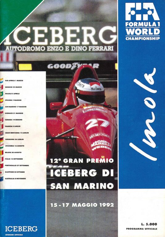 521st GP – San Marino 1992