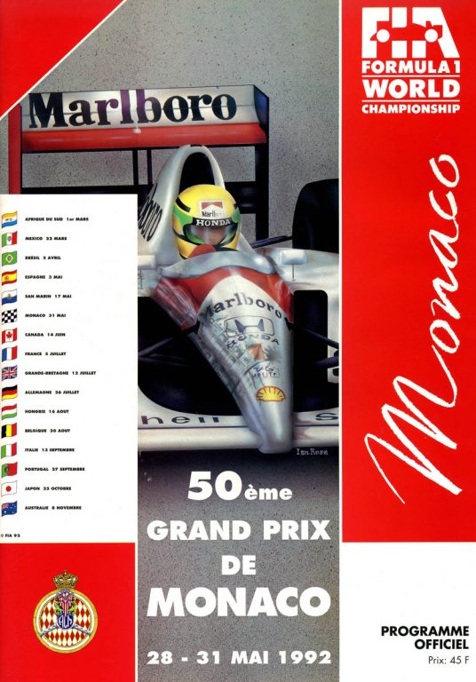 522nd GP – Monaco 1992